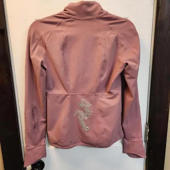 Zella Women's Lightweight Zip-Up Jacket - Blush Pink- XS - Picture 4 of 6